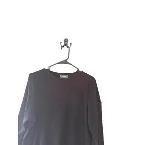 Lauren Ralph Lauren Black Waffle Knit Thermal Long Sleeve Top Plus Size 1X thumbnail 2