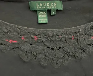 Ralph Lauren black top thumbnail 2