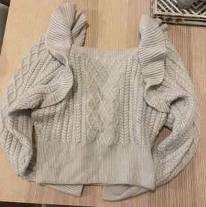 Cream H&M Sweater Knit thumbnail 2