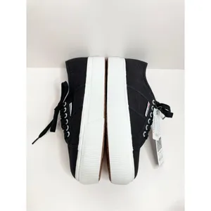 Superga Sneakers Classic Black Canvas Mens‎ Size 8 Lace Up Fashion Shoes NEW thumbnail 10