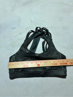 Lululemon Camouflage Strappy Sports bra green 6 thumbnail 2