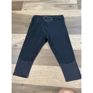 Nike Leggings Black Capri Dri‑Fit Hidden Tie Waist Size M thumbnail 7