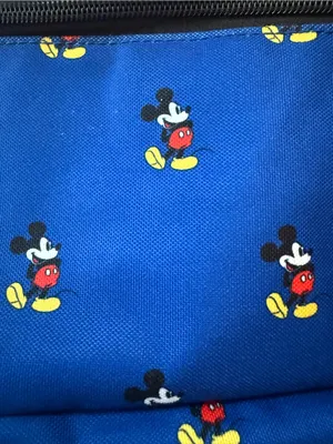 Loungefly Disney Waist Bag Mickey Mouse Pattern Blue Rare HTF Disney Parks thumbnail 2