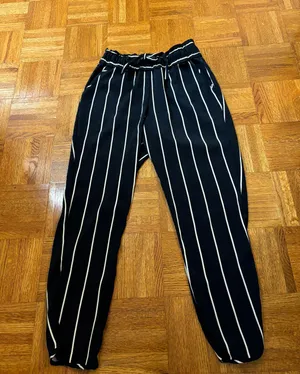ZARA Blue Stripe Pants thumbnail 1