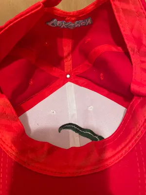 Pokémon VTG 90’s Ash Ketchum Embroidered Strap Back Hat Cap Charizard Pikachu! Has some dents no flaws thumbnail 8
