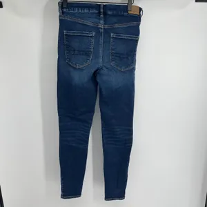 American Eagle Outfitters‎ Curvy Hi Rise Jegging Jeans Dark Wash Ripped Size 6 thumbnail 3