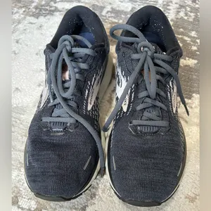 Brooks Women’s Ghost Running Shoes - Black & White thumbnail 2