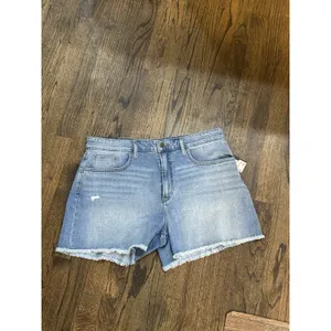 Joes Jeans Relaxed Short Juliet Size 32 Medium Wash‎ Raw Hen High Rise thumbnail 6
