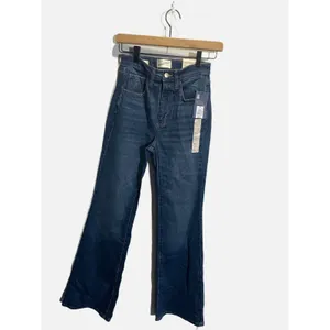 Universal Thread Flare Jeans Womens‎ 0 Blue High Rise Comfort Stretch Denim Boho thumbnail 3