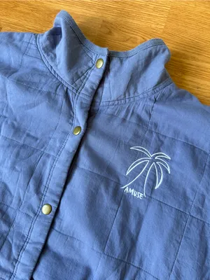 New Amuse Society Seabreeze Embroidered Button Up Lightweight Quilted Jacket thumbnail 3