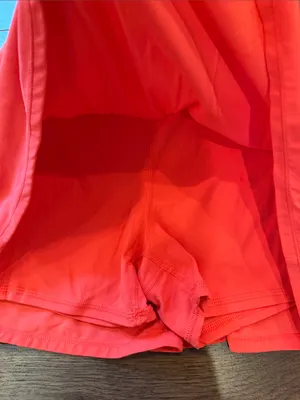 JoyLab Bright Red Circle Skirt with V-Front Waistband Size Medium - C72-015 thumbnail 3