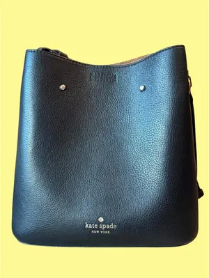 Kate Spade New York Black Leather Shoulder Bag thumbnail 3