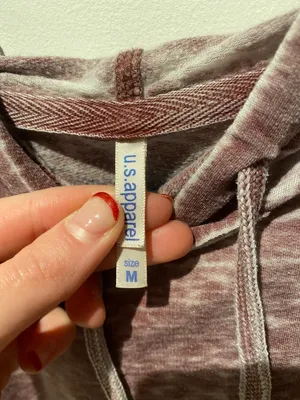 Us Apparel Hoodie Red Size M thumbnail 3