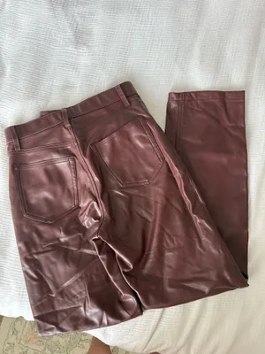 Abercrombie Ultra High-Rise Leather Pants thumbnail 3