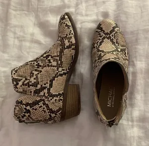 Snake Skin Booties Size 7 thumbnail 1