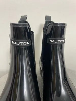 Nautica Black Rain Boots Size 7 – Chelsea Style)B16) thumbnail 3