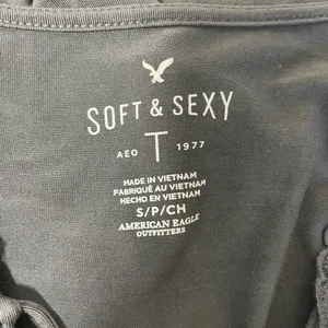 Soft & Sexy Dark Gray Crochet Lace-up Tee thumbnail 10