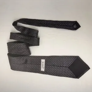 Arrow Men’s Tie Imported Silk Vintage Grey Geometric thumbnail 4