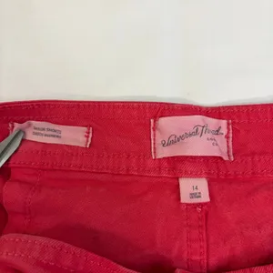 Universal Threads Red Sailor Shorts Womens Size 14 High Rise Denim Mini Shorts thumbnail 8
