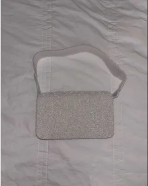 LULU Beaded Purse Silver thumbnail 3