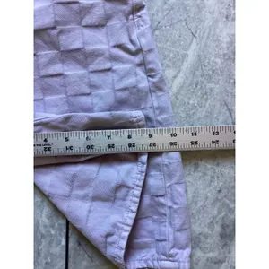 Madewell Lavender Purple Checkerboard High Rise Denim Shorts 27 NK854 thumbnail 4