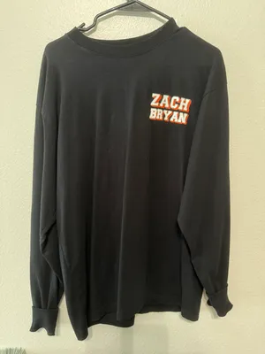 Zach Bryan Long Sleeve Black Size M thumbnail 1