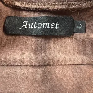 Automet Harem Jumpsuit Womens Large Brown One Piece Slouchy Cotton‎ Comfort L thumbnail 8