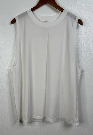 Lululemon White‎ Muscle Tank Size 12 thumbnail 1
