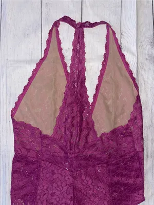 Intimately Free People Lace Halter Teddy Bodysuit thumbnail 6