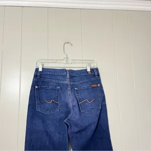 7 For All Mankind Long Bootcut Jeans Women’s 29 Blue 34.5” Inseam thumbnail 8