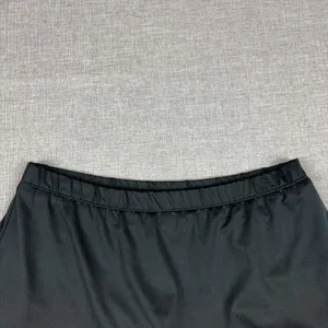 Tail Skirt Womens S Black Pleated Short Jersey Polyester Spandex Elastic Waist thumbnail 4
