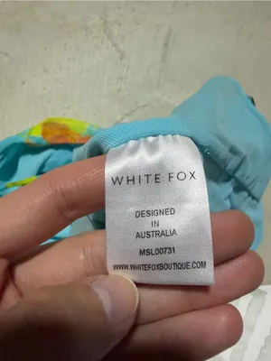 White fox Blue Floral Cami Top Spaghetti Straps XS thumbnail 6