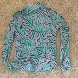 Tommy Bahama IslandZone Active Half-Zip Palm Print Pullover Sz Med thumbnail 11