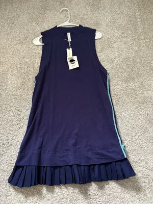 New Anthropologie Daily Practice Layer Up mini dress size S NWT cotton thumbnail 1