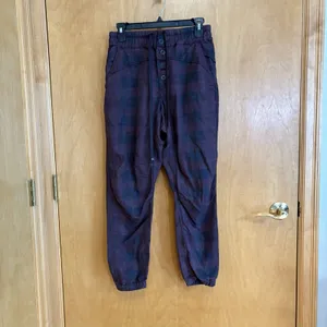 Anthropologie Jacquie Plum Button‎ Fly Jogger Pants Size XS thumbnail 2