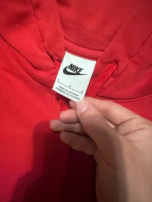 Red Nike Hoodie Sweatshirt thumbnail 3