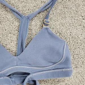 Lululemon‎ Womens Rue Boheme Bra XS Blue Racer Back Wanderlust Limited Edition thumbnail 6