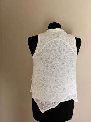 lululemon athletica White Lightweight Layered Muscle Tank thumbnail 3