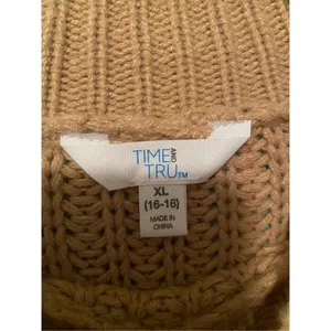 Time And Tru Mock Neck Knit Sweater Size XL thumbnail 6