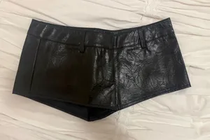 Black Micro Mini Shorts thumbnail 1