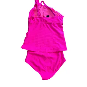 Talisea Women’s 2 Piece Tankini Swimsuit. Neon Pink. Size M thumbnail 7