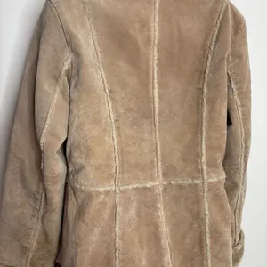 Giacca Vintage Penny Lane Genuine Leather Hippy Coat Tan brown medium jacket thumbnail 5