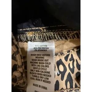The Limited Jeans Womens Size 6R Animal Print Mid Rise Skinny Pants thumbnail 4