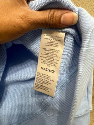 Anthropologie Maeve Pale Blue Crewneck Sweatshirt thumbnail 7