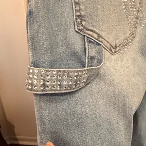 🛠️🛠️🛠️BOGOHO🛠️🛠️🛠️Juicy Couture Sky Blue Carpenter Jeans-Size 7/28 thumbnail 10