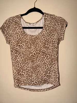 Cotton On Leopard Print Top thumbnail 1