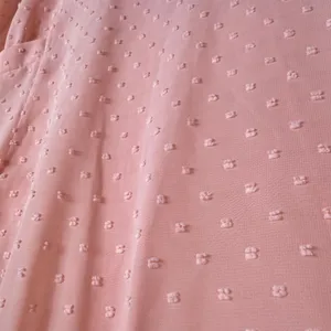 J. Crew Pink Sheer Chenille‎ Dot Sleeveless Pleated Lightweight Blouse Size 8 thumbnail 3