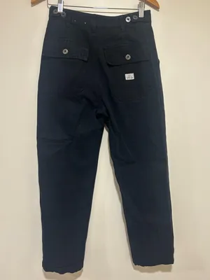 P&CO Womens Service Fatigue Cotton Workwear Denim Pants in Black Size 10 thumbnail 5