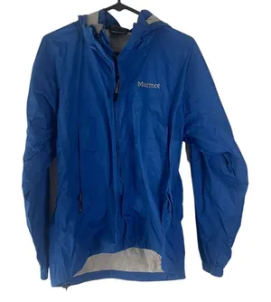 Marmot PreClip‎ Women's Size Small P Blue Outdoor Hiking Rain Coat thumbnail 1