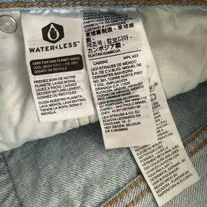 Levi’s denim distressed 501 shorts size 33 thumbnail 5